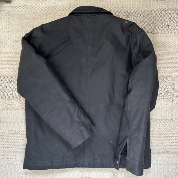 Madewell Waxed Cotton Work Jacket - Black Coal - Size Medium - Picture 4 of 4
